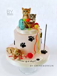 Cats Birthdaycake Desserts Cake Birthday Cake
