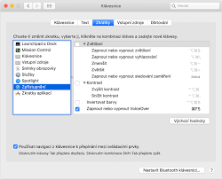 Jak jej napsat několika různými způsoby popisuji zde. Zkratky Zpristupneni Na Macu Podpora Apple