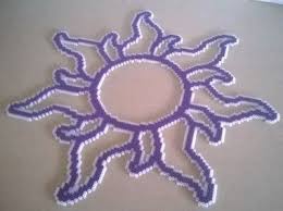 Sun Rapunzel Perler Beads By Perlerwonders Perler Bead Disney Perler Bead Art Diy Perler Beads