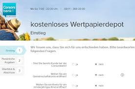 Follow these easy steps step 1. Consorsbank Depot Eroffnen 2021 Konto Beantragen Im Test
