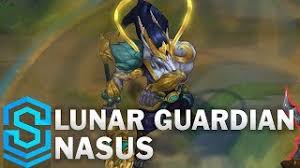 Individual borders for lunar empress lux , lunar guardian nasus , and lunar guardian warwick can be obtained through loot for 64 revel tokens, or through the border bundles in the store. Lunar Guardian Nasus Skin Spotlight League Of Legends Youtube