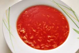 Tomatensuppe Mit Reis Rezept Rezept In 2020 Tomatensuppe Mit Reis Tomaten Suppe Tomatensuppe