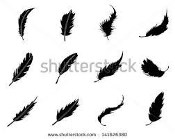 Bird Feather Clipart Black And White Bird Feather Stok Illustrasyonlar Ve Karikaturler Feather Icon Feather Background Free Art Prints