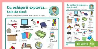 Cu Ochișorii Explorez Sala De Clasă Activitate
