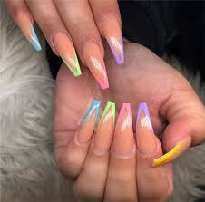According to miss pop, since the ballet shape does not file off the sides completely, like the stiletto. Popular Acrylic Coffin Nails You Love In Summer Nail Art Connect Coffinnails Acrylicnails Nail Art Summer Summer Nails Fun Summer Nails