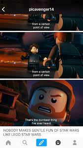 I Love How Satirical And Stupid These Are Theyre So Fun To Make Fun Of Starwarsfunny Star Wars Humor Lego Star Wars Star Wars