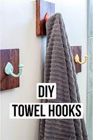 Back to the bathroom projects again! Easy Simple Diy Bathroom Towel Hooks Using Scrap Wood Anika S Diy Life