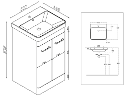 The standard height for a bathroom vanity is 30 inches. Harrison Bathrooms Eve Floor Standing 850mm Height Vanity Unit Eve003 Ross002
