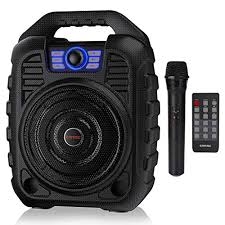 The size of this portable microphone & speaker having zoweetek is very convenient.for example if you have presentation in university then you can now the voice of this portable microphone and speaker for presentations is also very loud because of its 6 woofer in it. Top 10 Portable Speakers With Microphones Of 2021 Best Reviews Guide