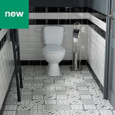 Pin By Catherine Bridge On Downstairs Toilet In 2020 Self Adhesive Vinyl Tiles Goodhome Tiles