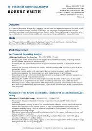 New senior financial reporting analyst jobs added daily. Financial Reporting Analyst Resume Samples Qwikresume