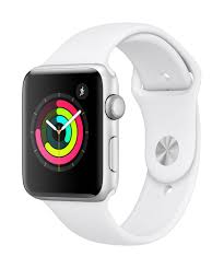 Apple Watch Series 3 Gps 42mm Silver Aluminum Case With White Sport Band Mtf22ll A Apple Watch Silver Buy Apple Watch Apple Watch