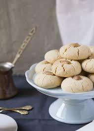 Traditional Libyan Ghraiba Food Desserts Cookies