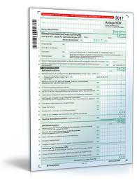 Die salden der konten übernommen. Anlage Eur 2017 Steuerformular Zum Download