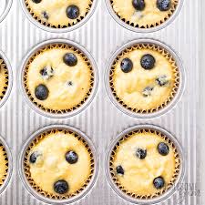 Keto Low Carb Paleo Blueberry Muffins Recipe With Almond Flour