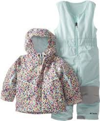 columbia toddler snowsuit bib and jacket size 2t