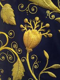 Beautiful Gold Work Iskusstvo Rukodelie Cvety