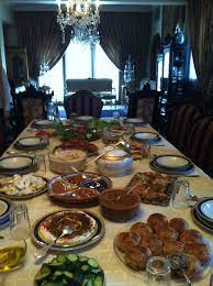 Find your favorite middle eastern recipes for hummus, falafel, tabbouleh, kebabs, phyllo pastries, and more. A Common Table Setting Of Middle Eastern Foods Practically At Everyone S Home Throughout Israel Middle Eastern Recipes Middle East Recipes Persian Cuisine