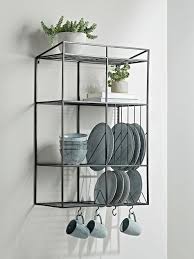 Maybe you would like to learn more about one of these? Industrial Shelf With Hooks Large In 2020 Kitchen Wall Storage Iron Furniture Kitchen Shelves