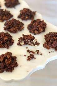 rochers au chocolat josee di stasio christmas food desserts cooking and baking