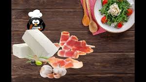 Schinken Feta Kase Rollchen In Knoblauch Chilli Ol Antipasti Rezept Zum Antipasti Rezepte Grillen Rezepte Feta Kase