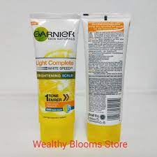 Nak pilih pencuci muka senang je actually. Pencuci Muka Garnier Light Complete White Speed Brightening Foam Scrub 100ml Shopee Malaysia