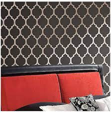 An attractive option thats authentic to moroccan decorating is to create a glazed effect on the walls. Amazon Com Casablanca Allover Wall Stencil Moroccan Stencils For Walls Moroccan Stencil Design Reusable Stencil For Painting Walls Try Stencil Instead Of Wallpaper And Save Lots On Room Makeover