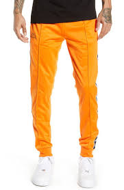 Kappa Active Banded Track Pants In Orange Modesens Pants Track Pants Jogger Shorts