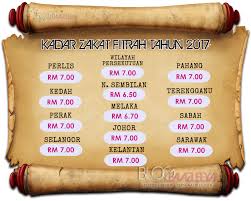Kalau dalam hitungan liter, berapa? Kadar Zakat Fitrah Bagi Tahun 2017 Blog Lea Azleeya