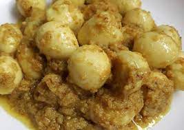 Resep saya padu padan dari tahu dan telur puyuh bumbu bali, kering kentang, ayam goreng bumbu kuning plus tambahan krupuk udang dan irisan mentimun. Resep Telur Puyuh Bumbu Kuning Nikmat
