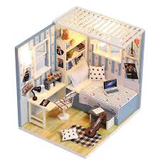 Den bastrock können sie mit wenig aufwand selber basteln. Puppenhaus Traumhaus Diy Miniatur Haus Bausatz Real De