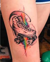 Roller skating girl, perfect black and grey realistic tattoo work done by tattoo artist jefree naderali tattoo from istanbul, turkey. 14 Derby Ideas In 2021 Derby Roller Derby Derby Girl