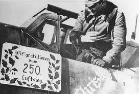 Gerhard Barkhorn With His Messerschmitt Bf 109 Messerschmitt Bf 109 Messerschmitt Luftwaffe