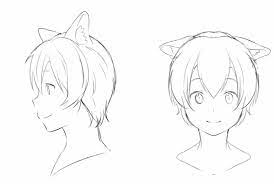垂れた猫耳のイラスト 動物を描く 描画のためのアイデア 猫耳