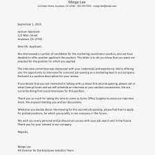 This sample cover letter shows what you can write if you apply for an advertised job, but you don't have any paid work experience. Rejection Letter Samples For Job Candidates