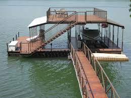No surprise, but i love boating and boat docks. Boat Docks Bbt Com Lake Cottage Dock House Lake Dock