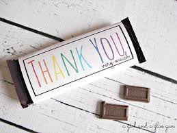 Free printable baby shower candy bar wrappers. Free Candy Bar Wrapper Thank You And Congrats Printables A Girl And A Glue Gun