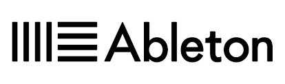 Ableton A Digital Audio Workstation Has Such A Simple Text Based Logo The Weight Of The Text Matches The Line Thick Ableton Branding Design Logo Space Music