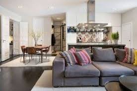 open plan kitchen living room