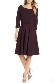 50 Stylish Fall Wedding Guest Dresses For 2018 With Images Trendy Cocktail Dresses Fit Flare Dress Fall Wedding Guest Dress