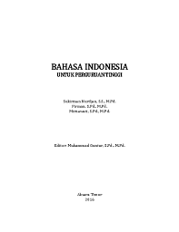 Pdf Bahasa Indonesia Untuk Perguruan Tinggi Sukirman Nurdjan Academia Edu