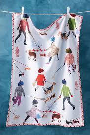 Happy Howlidays Dish Towel In 2020 Anthropologie Christmas Dish Towels Anthropologie Holiday