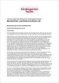 Die ausprägung einer dimension wird bestimmt, indem nochmals alle im beobachtungsbogen notierten und angekreuzten 0 ratings0% found this document useful (0 votes). Beobachtung Im Kindergarten Padagogische Fachbegriffe Kindergarten Heute