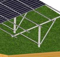 Steel Solar Single Pile Ground Mounting System manufacturer ...