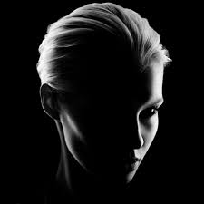 Black And White Photos Of Faces In Shadows Black And White Female Portrait Study Of Shadow And Light Portrait Portrait Photography Creative Portrait Photography