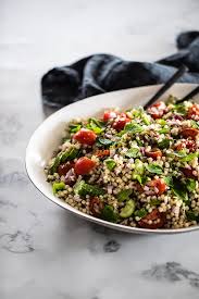 Maybe you would like to learn more about one of these? Pearl Cous Cous Salad Tomatoes Baby Cucumber Lemon Herbs Temptation For Food