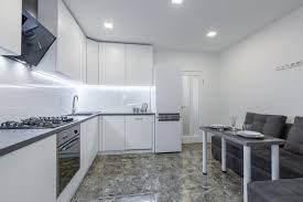 Start by reviewing popular product categories to find the right product for your project. Premium Photo Modern Kitchen In Light White Tones With Black Marble Tiles On The Floor Placed In A Small Apartment