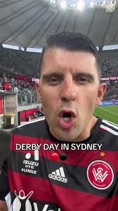 SYDNEY DERBY IS HERE!! 🔴⚫️ #sydneyderby #wanderland #wsw #wswanderers  #sydneyfc #westernsydney #westernsydneywanderers