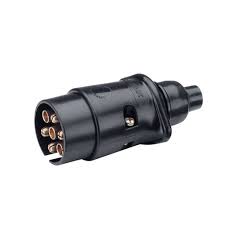 Round 2 diameter connector allows additional pin for auxiliary 12 volt power or backup lights. Narva Trailer Plug 7 Pin Round Large Plastic 82181bl Trailer Connectors Adaptors Repco Australia