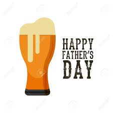 Dad deserves the best beer this father's day! Happy Fathers Day Card With Beer Jar Icon Over White Background Stock Photo Picture And Royalty Free Image Image 70145837